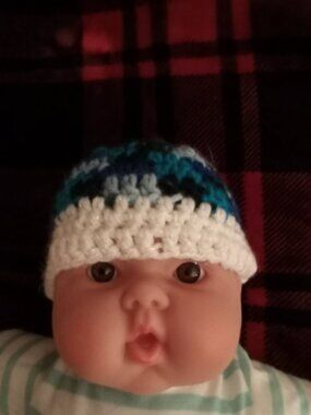 Reborn Baby Crocheted Hat